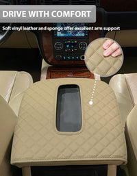Center Console Armrest Cover for Bucket Seat 2007-2014 Chevy Silverado 1500 2500 3500,2007-2014 Chevy Avalanche & Suburban & Tahoe,2007-2014 GMC Sierra 1500 2500 3500,2007-2014 GMC Yukon