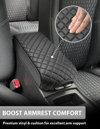 Center Console Armrest Cover Pad for 2009-2014 Nissan Maxima,2013-2018 Nissan Altima