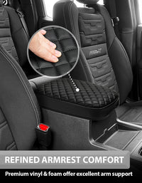 KBH Center Console Armrest Cover Pad for Nissan Frontier 2022-2025