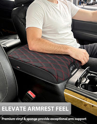 Center Console Armrest Cover for Bucket Seat 2014-2018 Chevy Silverado 1500/2500/3500,2014-2018 GMC Sierra 1500/2500/3500,2015-2020 Tahoe/Yukon/Suburban