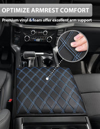 KBH Center Console Armrest Cover Pad for Bucket Seat 2021-2025 Ford F-150