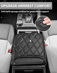 Center Console Armrest Cover Protector for Toyota Tacoma 2024-2026