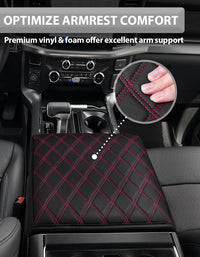 KBH Center Console Armrest Cover Pad for Bucket Seat 2021-2025 Ford F-150