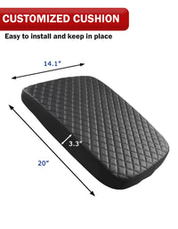 KBH Center Console Armrest Cover Pad Cushion Protector for 2002-2012 Dodge Ram 1500/2500/3500