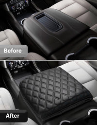 KBH Center Console Armrest Cover Pad for Bucket Seat 2019-2025 Chevy Silverado 1500 2500 3500 & GMC Sierra 1500 2500 3500,2021-2025 Tahoe/Suburban/Yukon