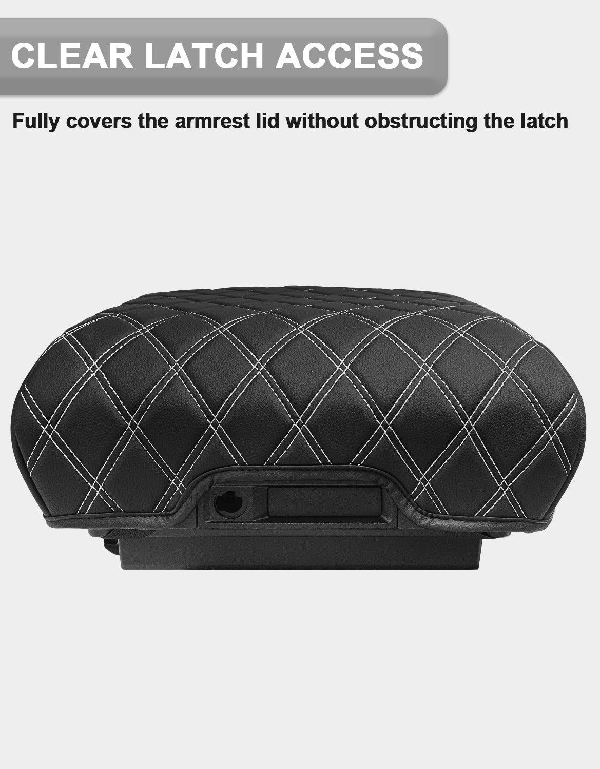 KBH Center Console Armrest Cover Pad for Bucket Seat 2021-2025 Ford F-150