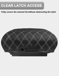 KBH Center Console Armrest Cover Pad for Bucket Seat 2021-2025 Ford F-150