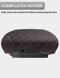 KBH Center Console Armrest Cover Pad for Bucket Seat 2021-2025 Ford F-150
