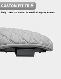 Center Console Armrest Cover Cushion Pad Protector for Honda Pilot 2009-2015