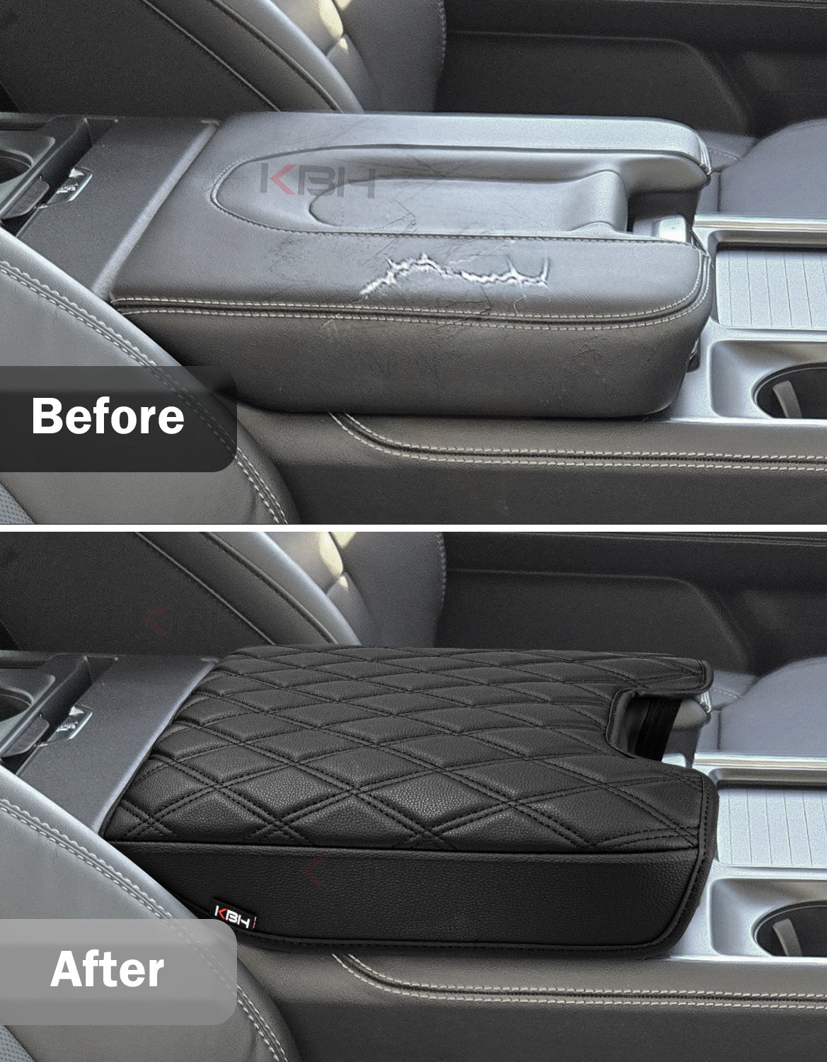Center Console Armrest Cover Pad for Bucket Seat 2025 2026 Ford Expedition