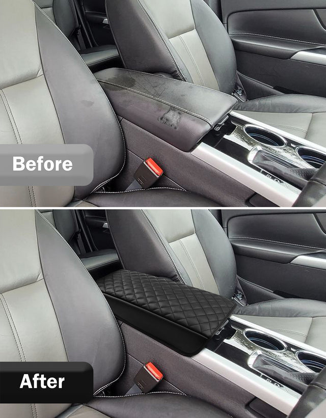 KBH Center Console Armrest Cover Cushion Pad Protector for Ford Edge 2011-2014