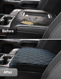 Center Console Armrest Cover for Bucket Seat 2014-2018 Chevy Silverado 1500/2500/3500,2014-2018 GMC Sierra 1500/2500/3500,2015-2020 Tahoe/Yukon/Suburban