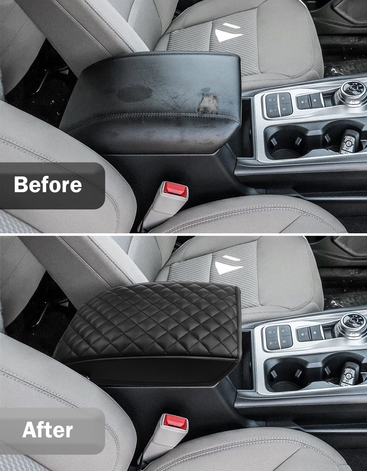 KBH Center Console Armrest Cover Pad Cushion Protector for 2020-2025 Ford Explorer