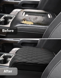 Center Console Armrest Cover for Bucket Seat 2014-2018 Chevy Silverado 1500/2500/3500,2014-2018 GMC Sierra 1500/2500/3500,2015-2020 Tahoe/Yukon/Suburban