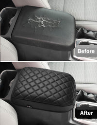 KBH Center Console Armrest Cover Cushion Protector for Toyota Tacoma 2016-2023