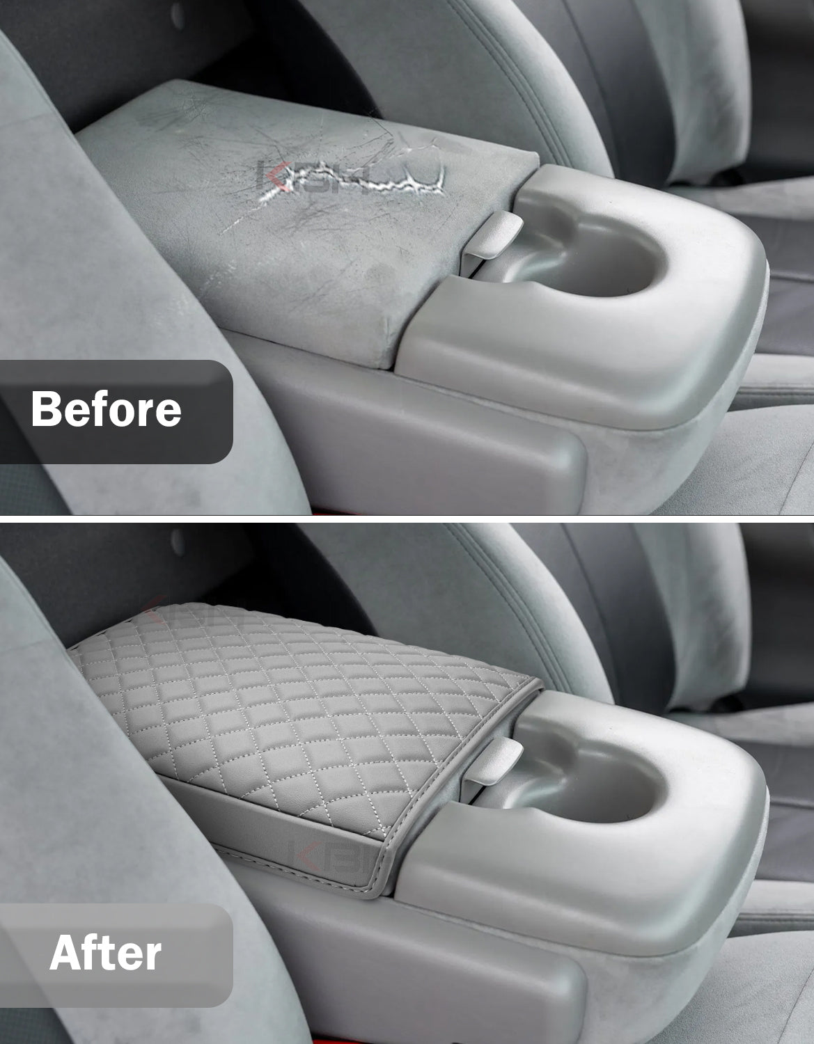 Center Console Armrest Cover Pad for jump Seat 1997-2003 Ford F150