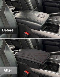 KBH Center Console Armrest Cover for Bucket Seat 2019-2025 Dodge Ram 1500 2500 3500