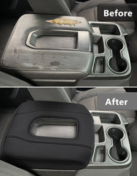 KBH Center Console Armrest Cover Pad for Jump Seat 2019-2025 GMC Sierra 1500 2500 3500,2019-2025 Chevy Silverado 1500 2500 3500