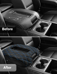 KBH Center Console Armrest Cover Pad for Bucket Seat 2014-2018 Chevy Silverado 1500 2500 3500 & GMC Sierra 1500 2500 3500,2015-2020 Tahoe/Yukon/Suburban