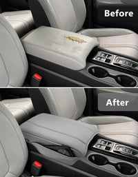 KBH Center Console Armrest Cover for Honda Pilot 2023-2026, Ridgeline 2024-2025, Passport 2024-2026，Middle Console Lid Protector with Side Pockets