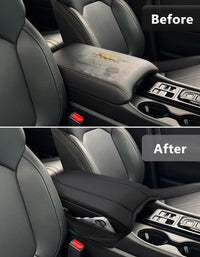 KBH Center Console Armrest Cover for Honda Pilot 2023-2026, Ridgeline 2024-2025, Passport 2024-2026，Middle Console Lid Protector with Side Pockets