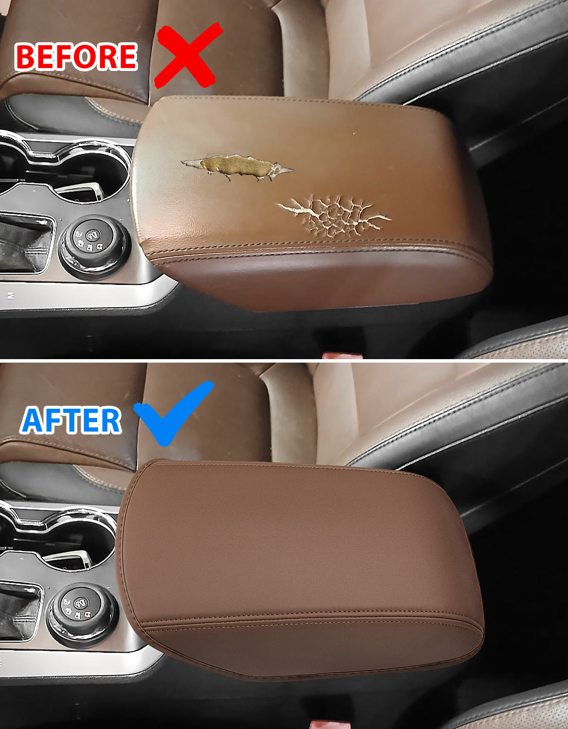 Center Console Armrest Cover for 2011-2019 Ford Explorer