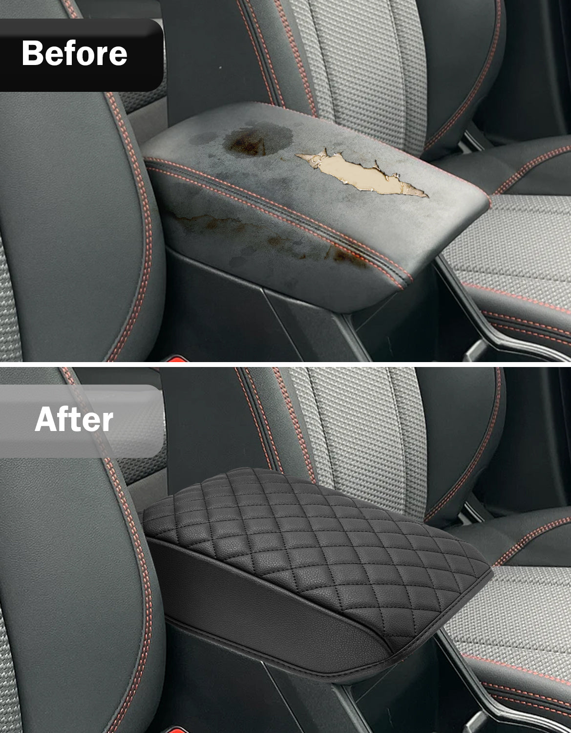 Center Console Armrest Cover for 2019-2025 Subaru Forester
