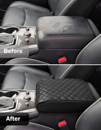 KBH Center Console Armrest Cover Cushion Pad Protector for Infiniti QX60 / JX35, Nissan Pathfinder 2013-2020