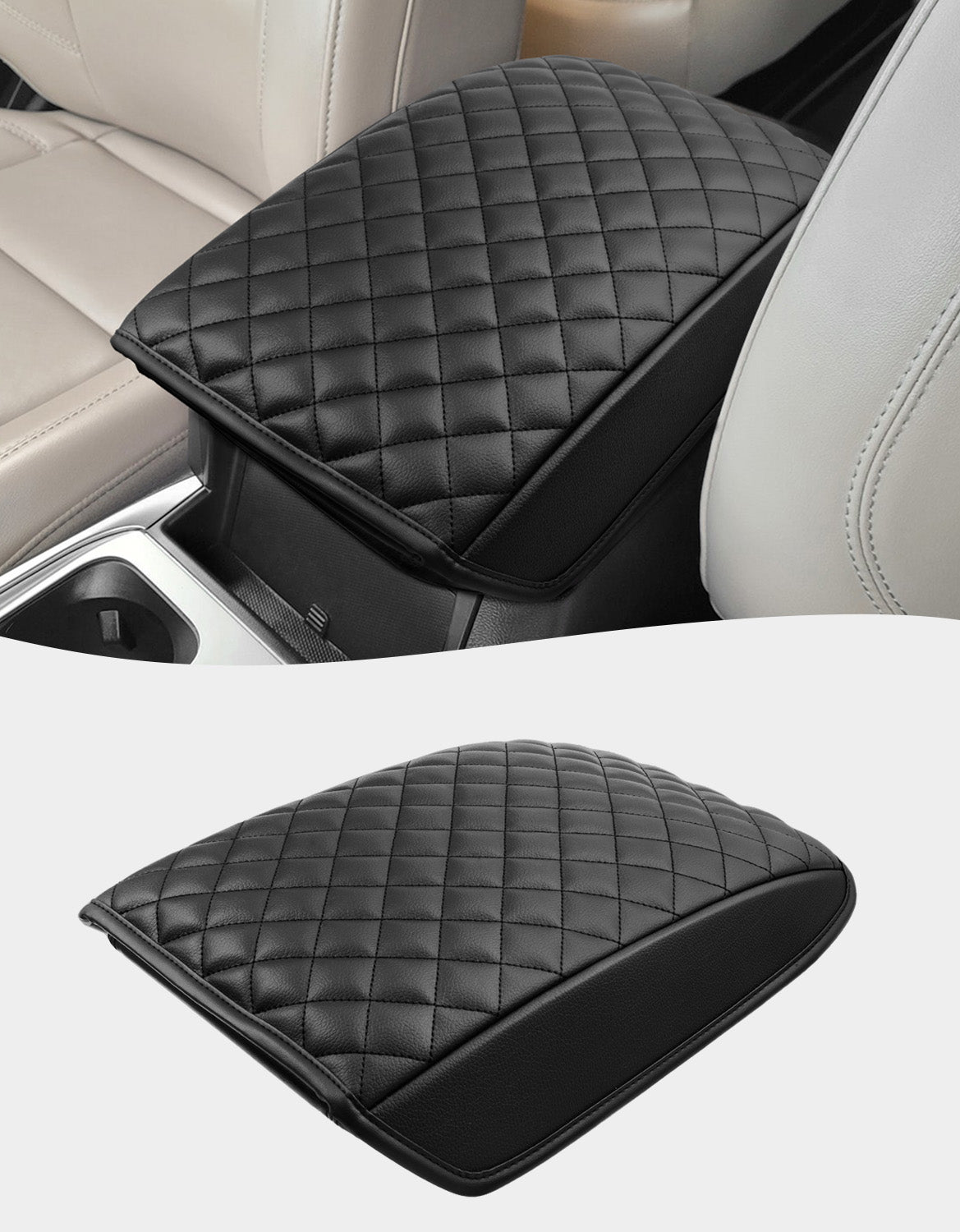 KBH Center Console Armrest Cover Pad Cushion Protector for Ford Explorer 2020-2025