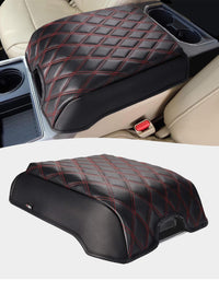 KBH Center Console Armrest Cover Cushion Pad Protector for 2015-2020 Ford F150, 2017-2022 F250/F350/F450, 2018-2023 Expedition