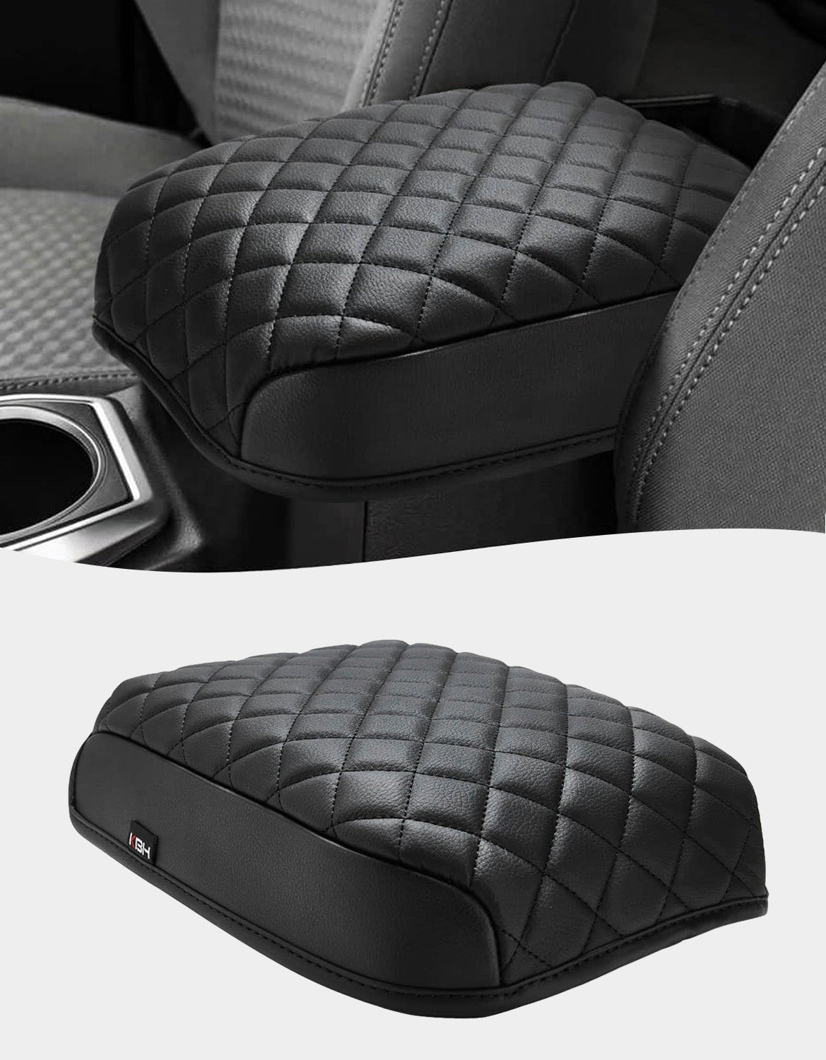 KBH Center Console Armrest Cover Cushion Protector for Toyota Tacoma 2016-2023