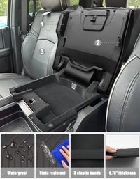 KBH Center Console Armrest Cover for Bucket Seat 2019-2025 Dodge Ram 1500 2500 3500