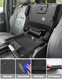 KBH Center Console Armrest Cover for Bucket Seat 2019-2025 Dodge Ram 1500 2500 3500