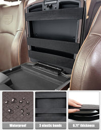 KBH Center Console Armrest Cover Pad Cushion Protector for Bucket Seat 2009-2018 Dodge RAM 1500 2500 3500