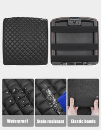 KBH Center Console Armrest Cover Pad Cushion Protector for Bucket Seat 2009-2018 Dodge RAM 1500 2500 3500