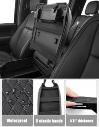 KBH Center Console Armrest Cover Pad for Bucket Seat 2015-2020 Ford F150, 2017-2022 F250 F350 F450 F550 Super Duty, 2018-2024 Ford Expedition