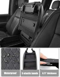 KBH Center Console Armrest Cover Pad for Bucket Seat 2015-2020 Ford F150, 2017-2022 F250 F350 F450 F550 Super Duty, 2018-2024 Ford Expedition