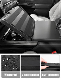 KBH Center Work Surface Armrest Cushion for 2021-2026 Ford F150, 2022-2026 F150 Lightning