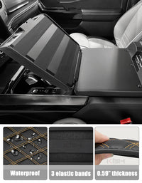 Center Work Surface Armrest Cushion for 2021-2026 Ford F150, 2022-2026 F150 Lightning
