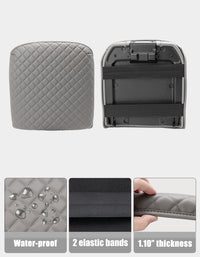 KBH Center Console Armrest Cover Pad for Bucket Seat 2019-2026 Chevy Silverado 1500 2500 3500,2019-2026 GMC Sierra 1500 2500 3500,2021-2026 Tahoe/Suburban/Yukon