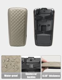 Center Console Armrest Cover Cushion Pad Protector for Ford Edge 2011-2014