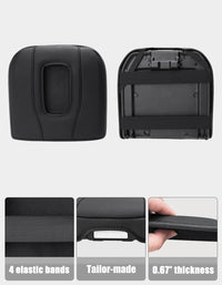 Thick Version Center Console Cushion Cover for Bucket Seat 2019-2026 GMC Sierra 1500 2500 3500,2019-2026 Chevy Silverado 1500 2500 3500, 2021-2026 Tahoe/Suburban/Yukon