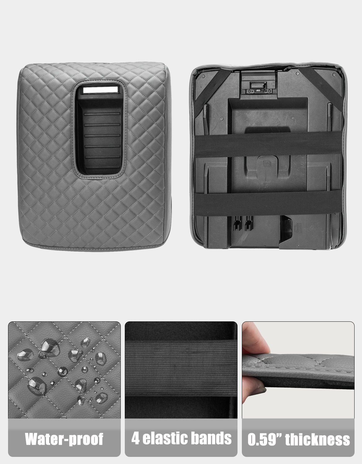 Center Console Armrest Cover for 2014-2021 Toyota Tundra