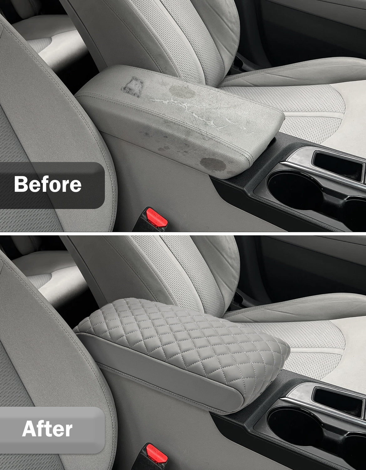 KBH Center Console Armrest Cover for Hyundai Sonata 2015-2019