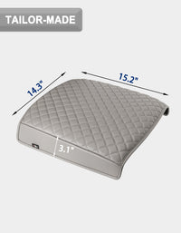 KBH Center Console Armrest Cover Pad Cushion Protector for Bucket Seat 2009-2018 Dodge RAM 1500 2500 3500