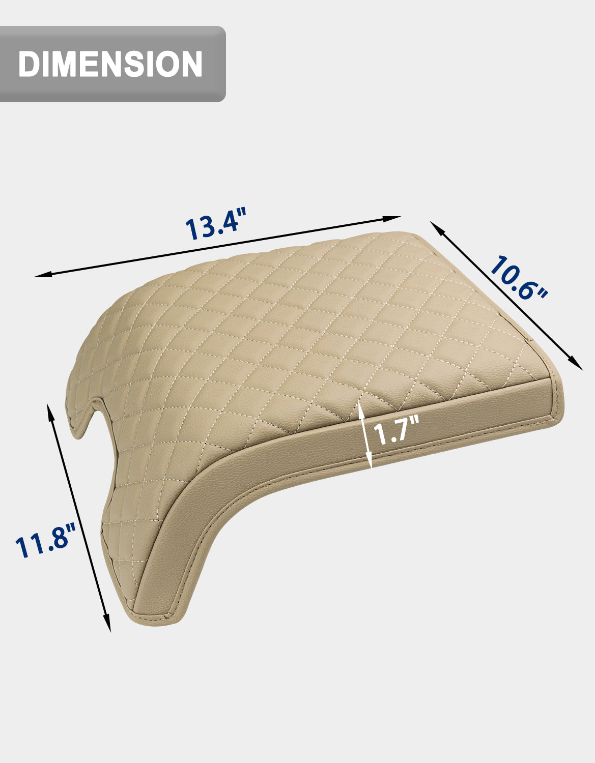 Center Console Armrest Cover Pad for Lincoln Navigator 2007-2014