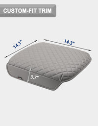 KBH Center Console Armrest Cover Pad for Bucket Seat 2019-2026 Chevy Silverado 1500 2500 3500,2019-2026 GMC Sierra 1500 2500 3500,2021-2026 Tahoe/Suburban/Yukon