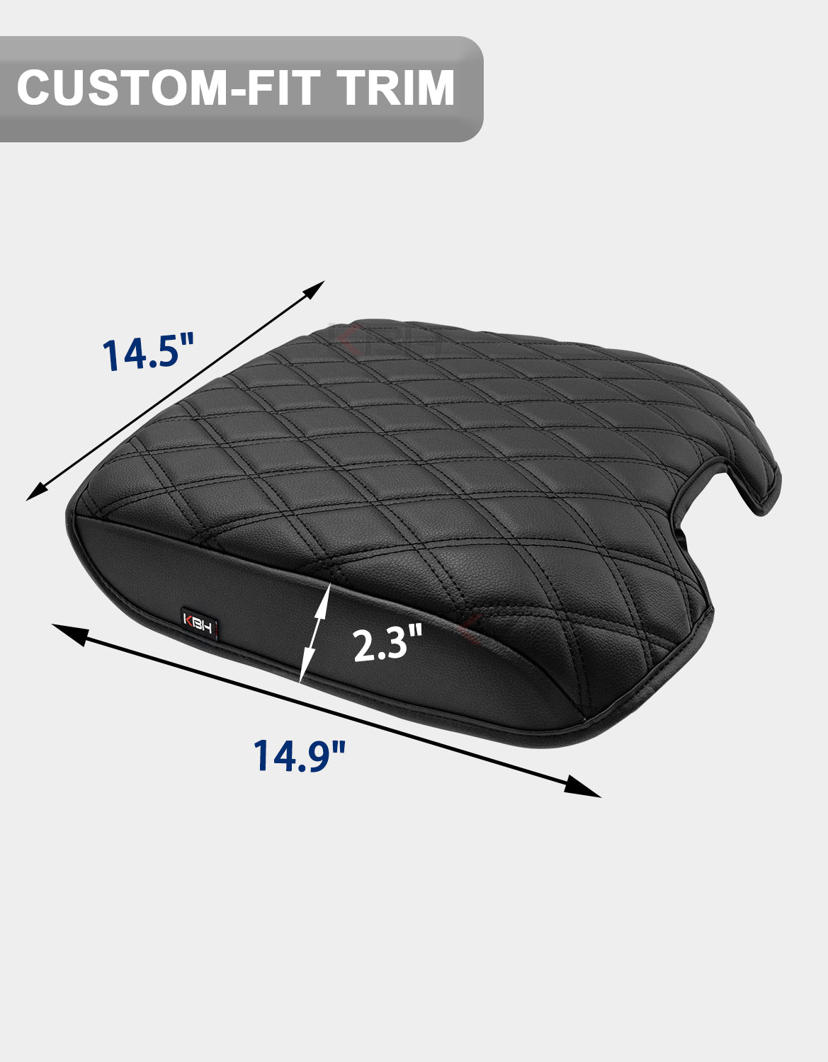 Center Console Armrest Cover for Bucket Seat 2014-2018 Chevy Silverado 1500/2500/3500,2014-2018 GMC Sierra 1500/2500/3500,2015-2020 Tahoe/Yukon/Suburban