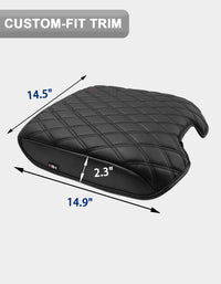 Center Console Armrest Cover for Bucket Seat 2014-2018 Chevy Silverado 1500/2500/3500,2014-2018 GMC Sierra 1500/2500/3500,2015-2020 Tahoe/Yukon/Suburban