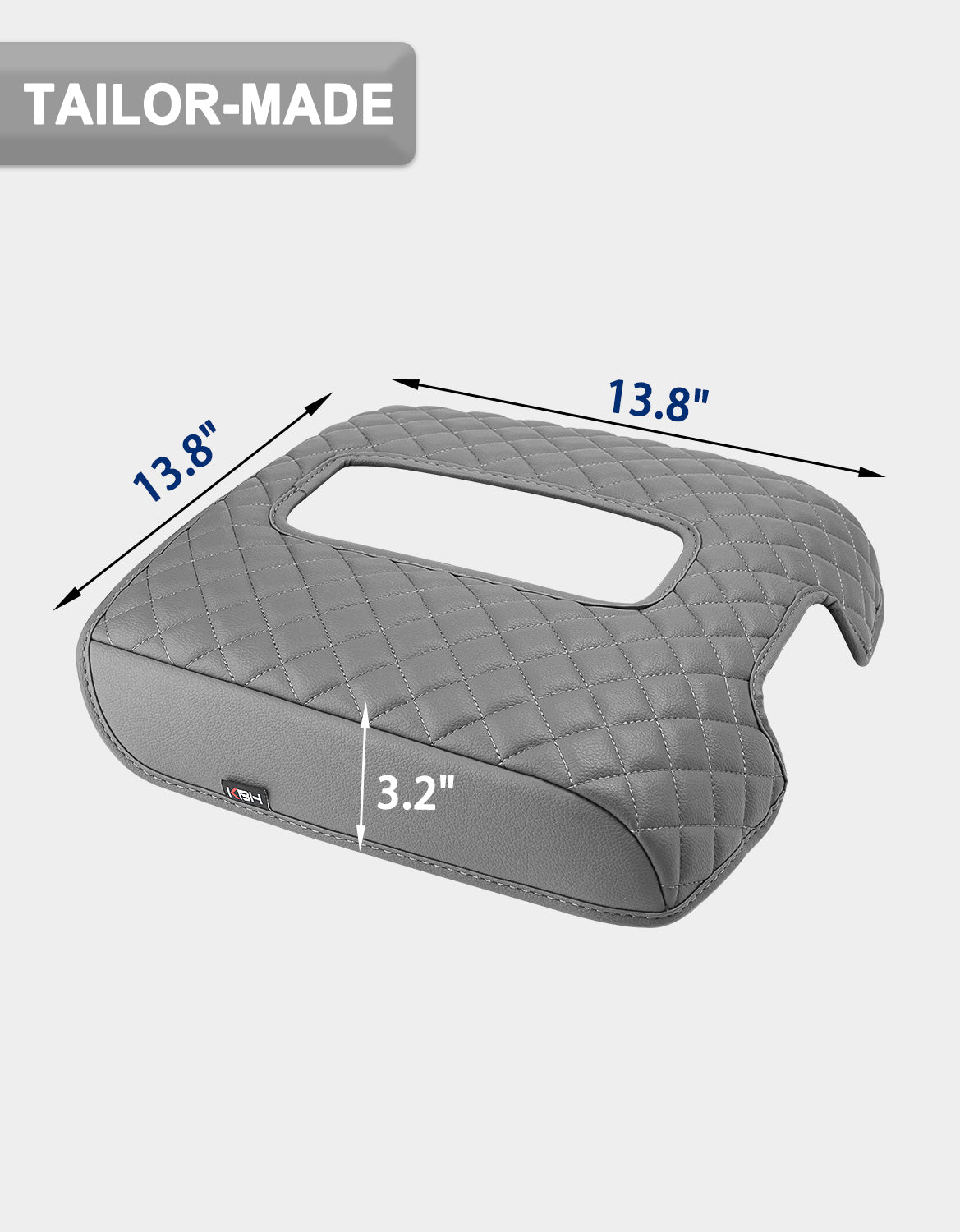 Center Console Armrest Cover Pad for Bucket Seat 2014-2018 Chevy Silverado 1500 2500 3500,2014-2018 GMC Sierra 1500 2500 3500,2015-2020 Tahoe/Yukon/Suburban